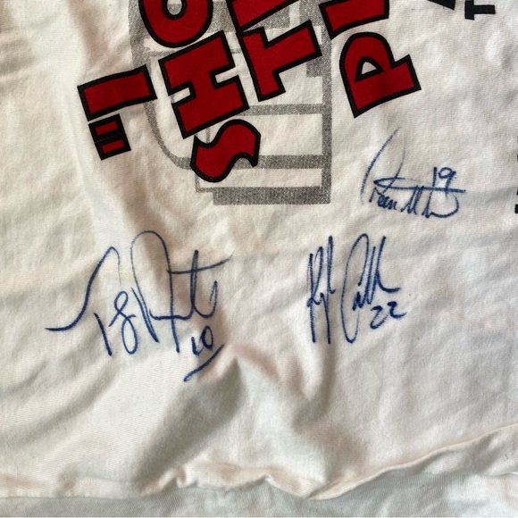 Vintages Chicago Blackhawks Shirt with Many NHL players signing, Size XL,80$ - Picture 4 of 6